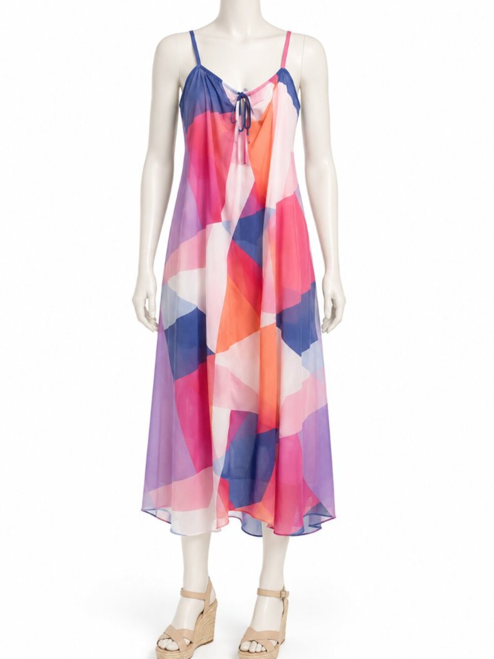 6th & Lane Abstract Print Maxi Dress – Size 12 – Like New